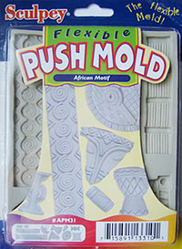 Пресс-форма Sculpey EZ Release Push Mold \"Африканский мотив\"