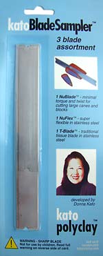 Лезвия (ножи) Kato Blade Sampler для полимерной глины набор 3 лезвия