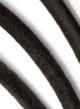 Шнур бархатный с застежкой, цвет - черный