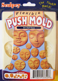 Пресс-форма Sculpey EZ Release Push Mold \"Art Doll Faces\"
