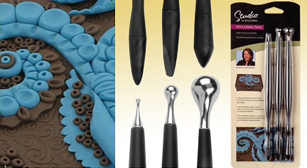 Набор инструментов для полимерной глины \"Style&Detail Tools\" Studio by Sculpey