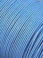 Шнур вощеный 1 мм, серо-голубой